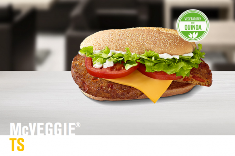 Un burger végétarien chez McDonald's (Allemagne) 